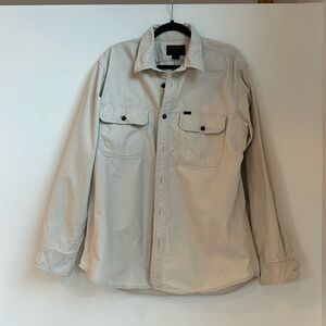 Filson Field Flannel Shirt, Natural, Large